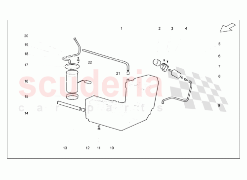 Part Diagram for Lamborghini 400201149