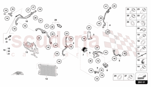 Part Diagram for Lamborghini 4M0261185
