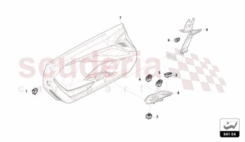 Part Diagram for Lamborghini 47B959855