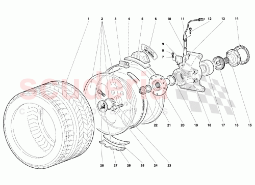 Part Diagram for Lamborghini 005234786