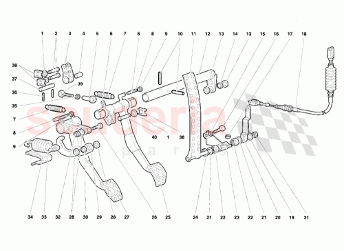 Part Diagram for Lamborghini 004234730