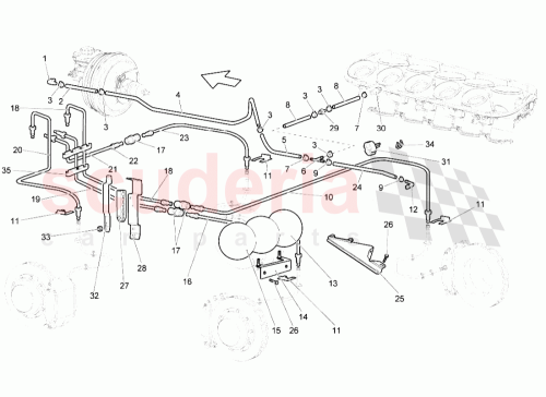 Part Diagram for Lamborghini 407611797