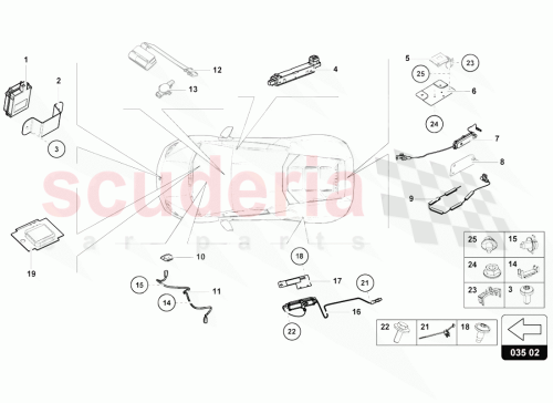 Part Diagram for Lamborghini 4T0971650C