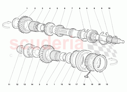 Part Diagram for Lamborghini 008524010