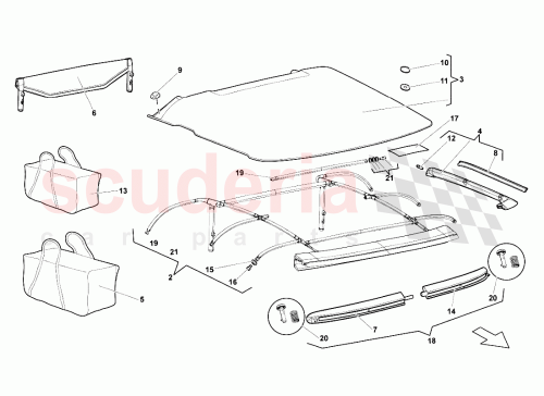 Part Diagram for Lamborghini 417872495