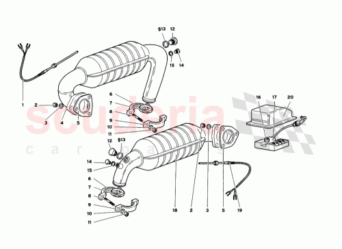 Part Diagram for Lamborghini 0044003565