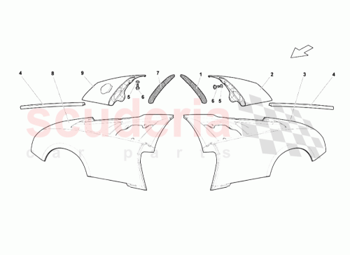 Part Diagram for Lamborghini 418853677