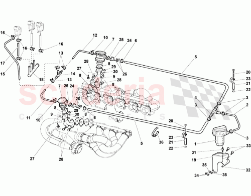 Part Diagram for Lamborghini 008830122