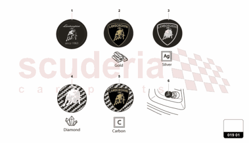 Part Diagram for Lamborghini 0R1400108