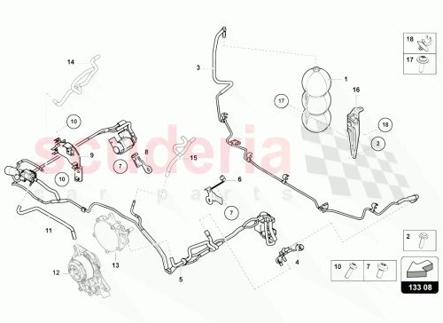 Part Diagram for Lamborghini 0P2133169G