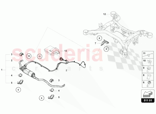Part Diagram for Lamborghini N90631202