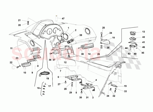 Part Diagram for Lamborghini N01152221