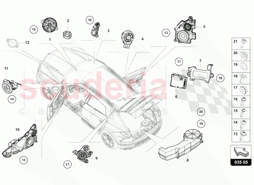 Part Diagram for Lamborghini 4K0035399B