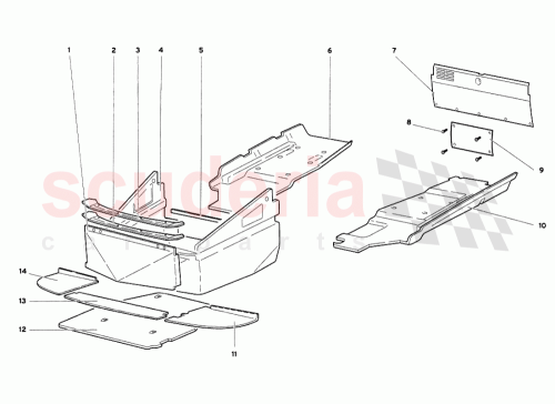 Part Diagram for Lamborghini 0065009646