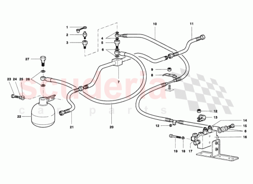 Part Diagram for Lamborghini 0051006832