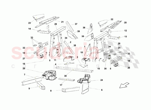 Part Diagram for Lamborghini 400813631