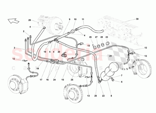 Part Diagram for Lamborghini 413611971A