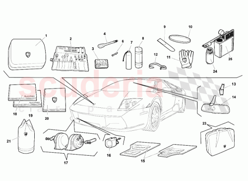 Part Diagram for Lamborghini 418012003J