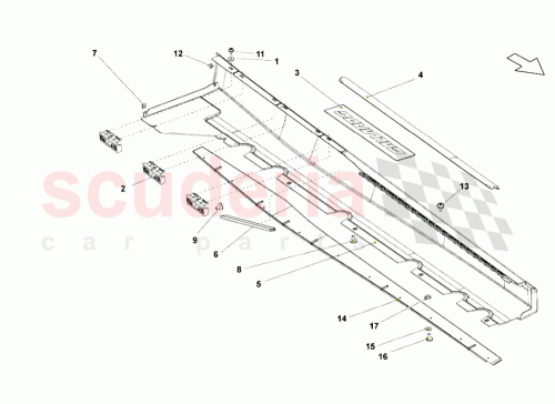 Part Diagram for Lamborghini 400853563C