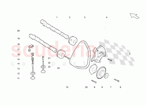 Part Diagram for Lamborghini 06D103415F