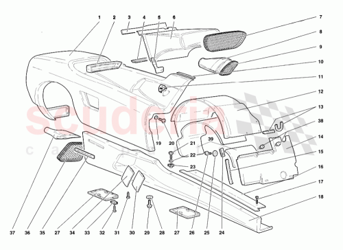 Part Diagram for Lamborghini 009910300