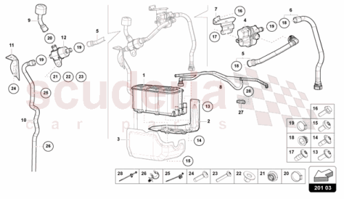 Part Diagram for Lamborghini 47B201411