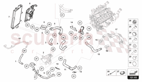 Part Diagram for Lamborghini 47B121064B
