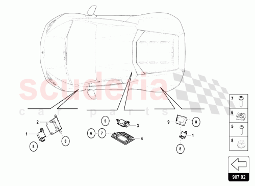 Part Diagram for Lamborghini N90905902