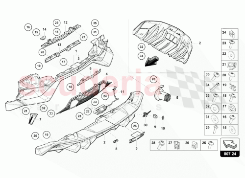 Part Diagram for Lamborghini 5Q0919275CGRU