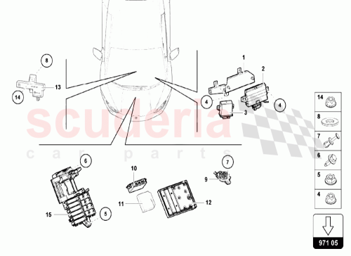 Part Diagram for Lamborghini N90536901
