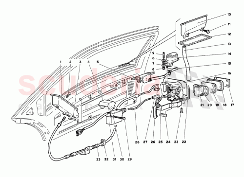 Part Diagram for Lamborghini 0072008667