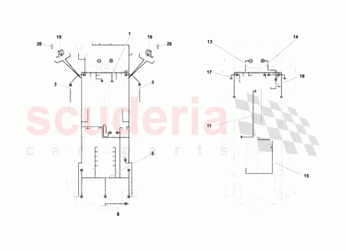 Part Diagram for Lamborghini 407971140F
