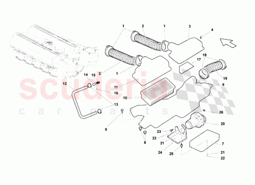 Part Diagram for Lamborghini N245184