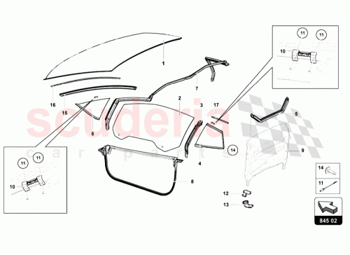 Part Diagram for Lamborghini 470837911E