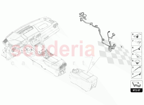 Part Diagram for Lamborghini 4ML971667