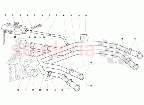 Part Diagram for Lamborghini 001730573