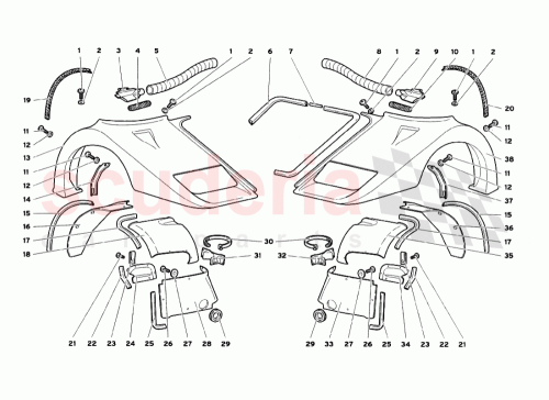 Part Diagram for Lamborghini 0066004662