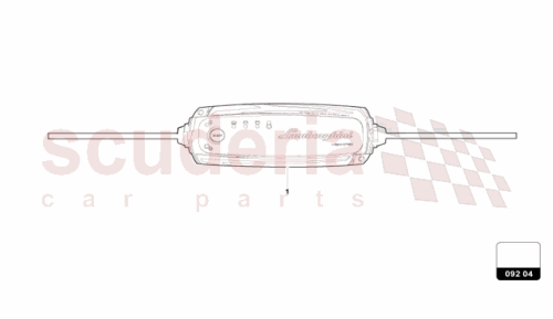 Part Diagram for Lamborghini 400093050B