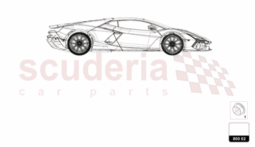 Part Diagram for Lamborghini N91223801