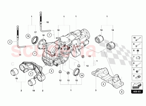 Part Diagram for Lamborghini 01S409831B