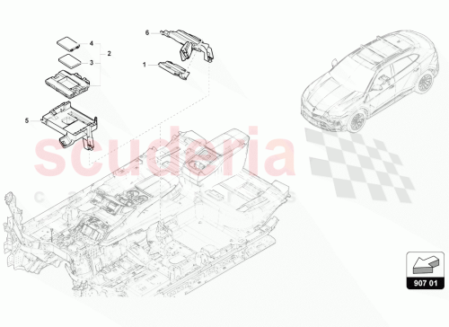 Part Diagram for Lamborghini 4K0907468F