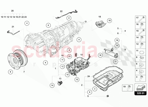 Part Diagram for Lamborghini 4ML927158