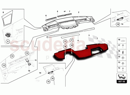 Part Diagram for Lamborghini 470858571