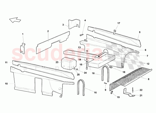 Part Diagram for Lamborghini 418103781