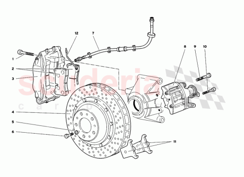 Part Diagram for Lamborghini 0032016285