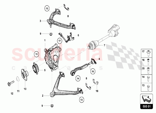 Part Diagram for Lamborghini N10728502
