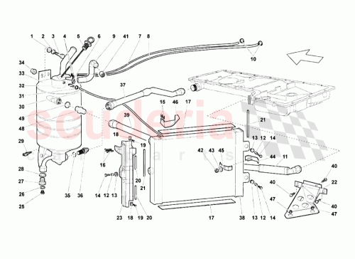 Part Diagram for Lamborghini 07M117025