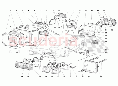 Part Diagram for Lamborghini 009411305