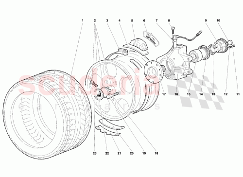 Part Diagram for Lamborghini 005236123