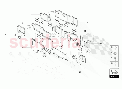 Part Diagram for Lamborghini 470825758D